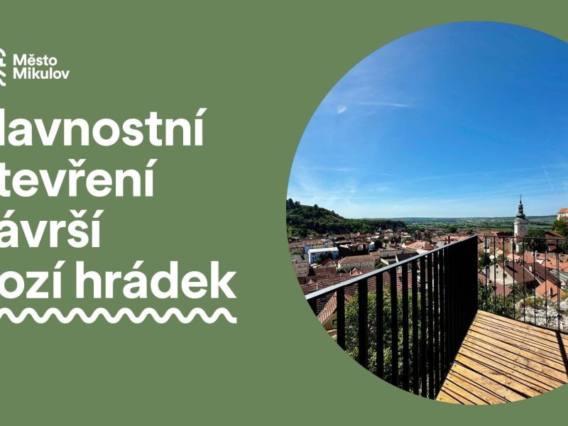 Slavnostní otevření návrší Kozího hrádku