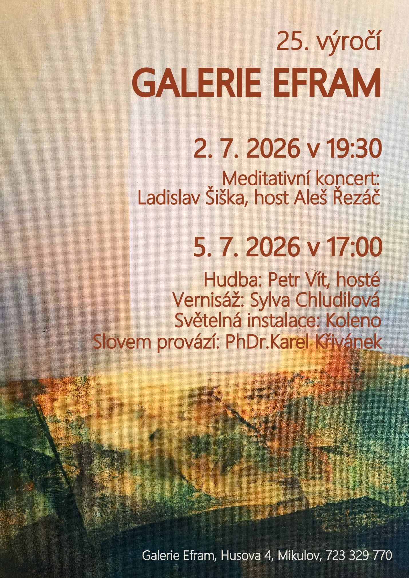 Galerie Efram - 25. výročí